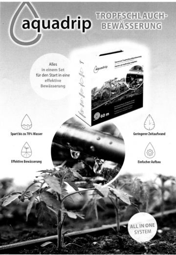 Starter-Set Tropfbewässerung aquadrip